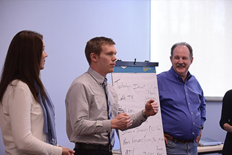 Program Participants Engage in Group Activity