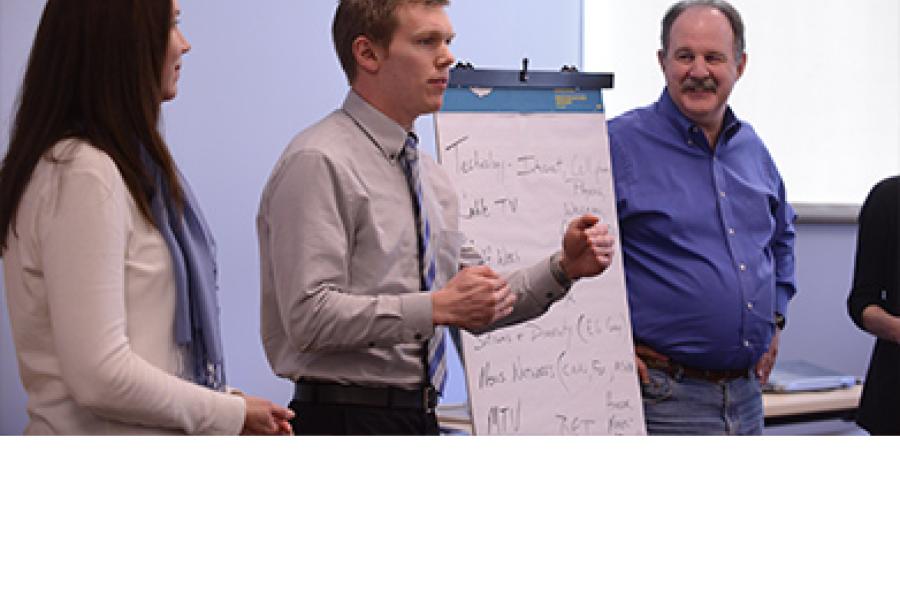 Program Participants Engage in Group Activity