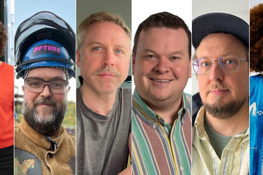 Collage of lecture artists