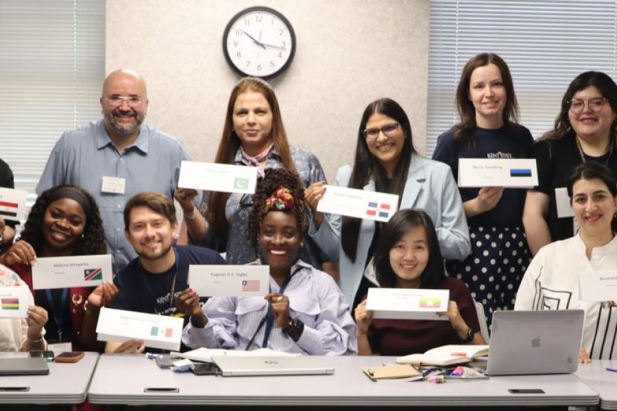 Participants in 91�ֿ� Exchange program