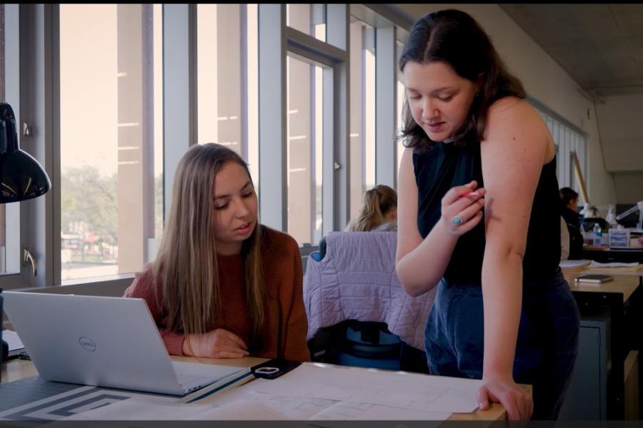 Interior designer Madelyn Orcutt traveled abroad and in New York City as a student at Kent State Interior designer Madelyn Orcutt traveled abroad and in New York City as a student at Kent State