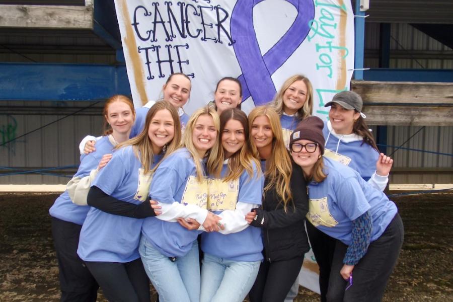Andzelika Malkowski and her Relay for Life team