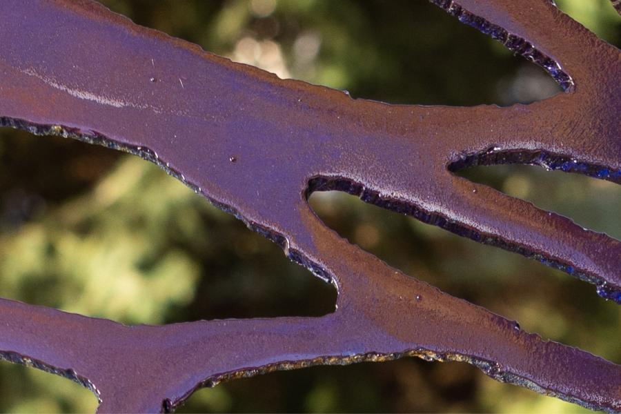 Detailed image of a butterfly sculpture