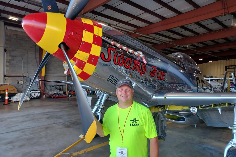 Kent State instructor Mike Bowser is the president of Inspire Aviation and chair of the Props and Pistons Festival