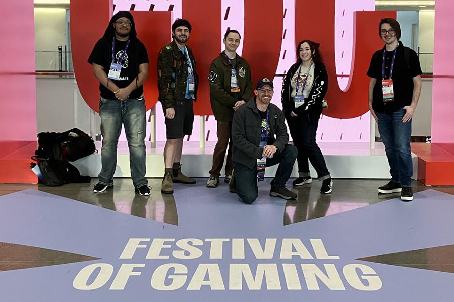 Gaming and Animation Design students at the2026 Game Developers Conference