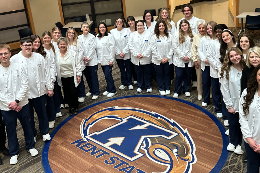 Kent State Trumbull's BSN Students Participate in White Coat Ceremony