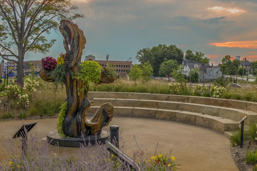 the Maj Ragain Poetry Park at Wick Poetry Center