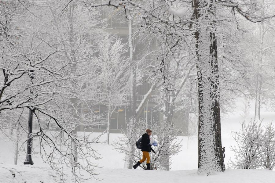 Winter at Kent State