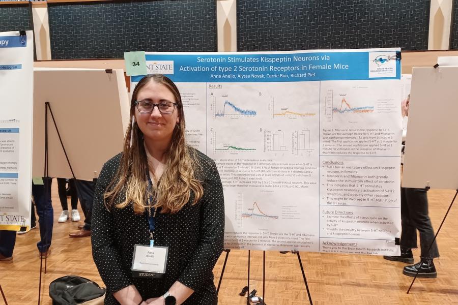 Anna presenting research
