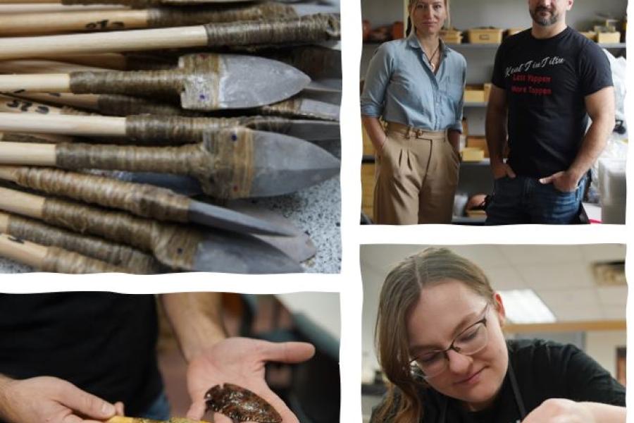 Archaeology lab members