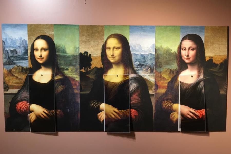 Three Images of Mona Lisa
