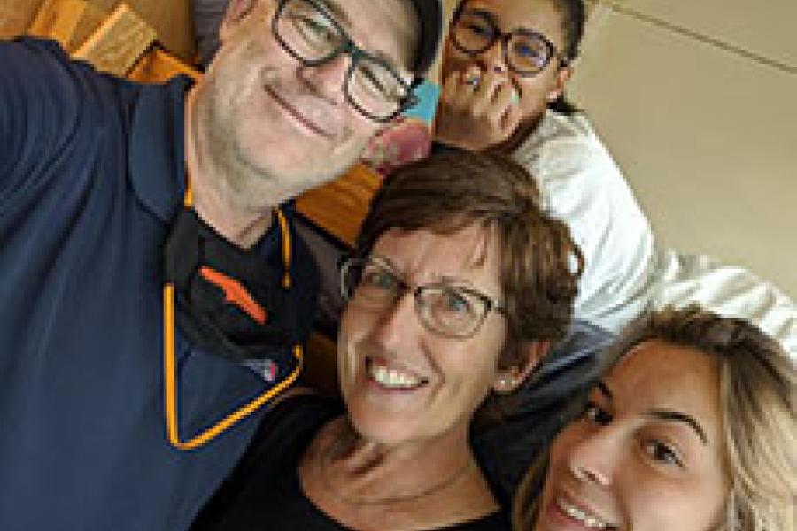 Tim and Teresa McCarty and their family