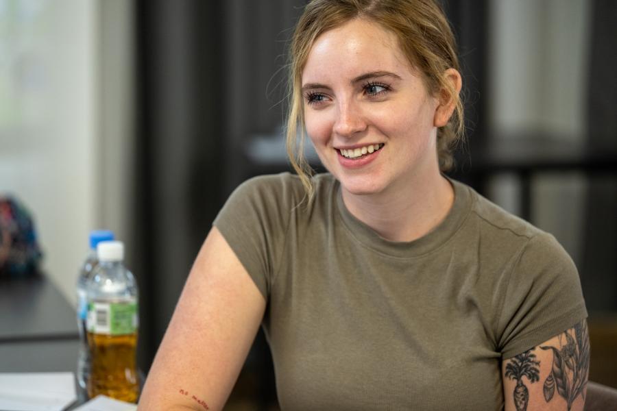 Emily Spencer, a senior from North Canton, Ohio, said her time in the Kigali Summer Institute gave her a deeper understanding of humanity. Emily Spencer, a senior from North Canton, Ohio, said her time in the Kigali Summer Institute gave her a deeper understanding of humanity.