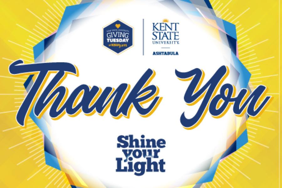 Thank You for Supporting the Ashtabula Campus on Giving Tuesday