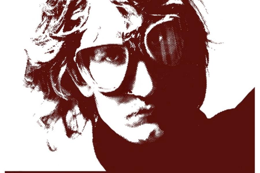 Poster for Joe Walsh with special guests The Michael Stanley Band in concert at Kent State Memorial Gym on Thursday, March 13 at 8 p.m. Ticket prices listed as $5.00 advance and $5.50 at the door. Poster features a red-and-white photo of Joe Walsh wearing large glasses.  