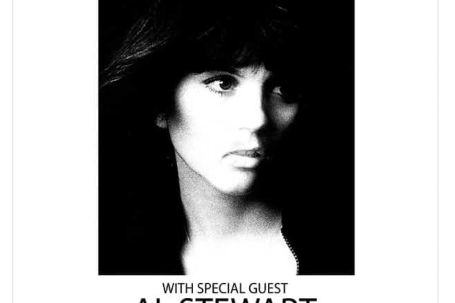 Poster for Linda Ronstadt with special guest Al Stewart in concert at Kent State Memorial Gym on Sunday, May 11 at 8 p.m. Advance tickets listed as $4.50 general admission and $5.00 reserved; day-of-show prices $5.00 general admission and $5.50 reserved. Poster features a black-and-white portrait of Linda Ronstadt looking to the side.