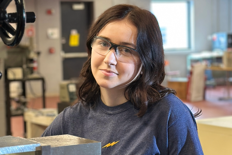 Mechanical Engineering student, Carolynn Coonce