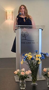 SNA President Christina Hoover welcomed attendees to the 2026 pinning ceremony.