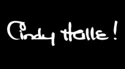 handwritten logo for Cindy Halle! 