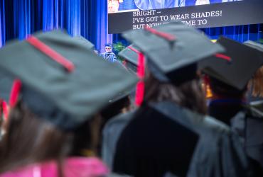 Kent State Students gather for Fall Commencement in December 2025