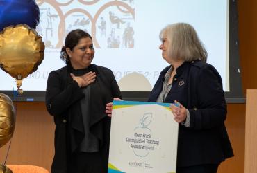 Tina Patel, interior design associate professor, wins inaugural Glenn Frank Distinguished Teaching Award