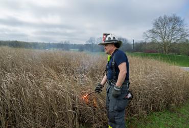 Annual Prairie Burn 2026 First Attempt.