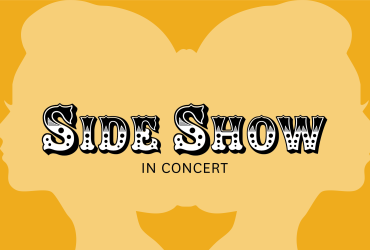 Side SHow in concert logo over a silhouette of two womens faces