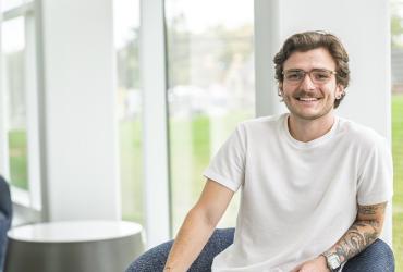 Brazilian Alexandre Andrade attended American Academy and is now a junior entrepreneurship and marketing major at Kent State