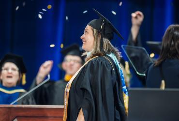 Lisa O'Connell Receives Her Degree at Kent State's August 2025 Ceremony
