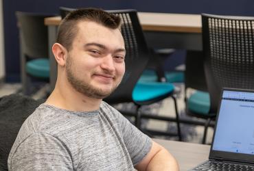 Student showcases a near final project