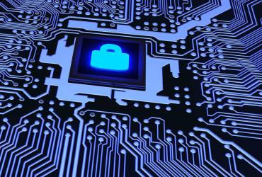 Cybersecurity modern graphic