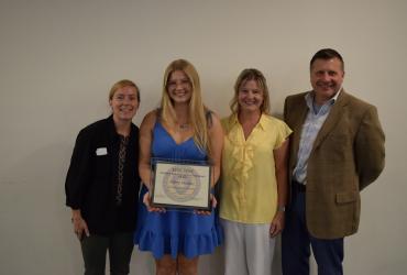 Abbey Madasz (second from left)