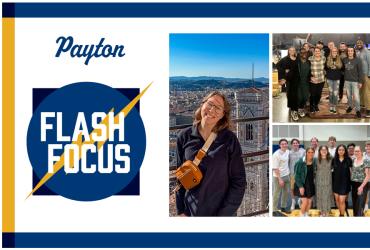 Flash Focus Payton Schramski banner