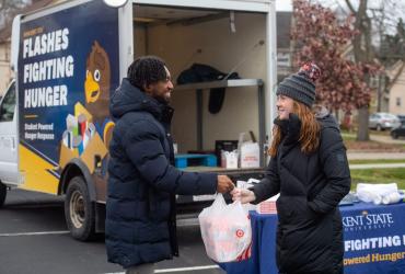 The Flashes Fighting Hunger food pantry has seen a huge increase in users.
