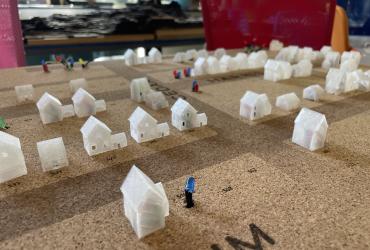 photo of neighborhood of 3d printed houses