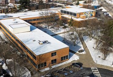 Kent State University’s Michael Schwartz Center is located at 800 E. Summit St. in Kent, Ohio. (Photo credit: Mike Rich, Kent State University) 