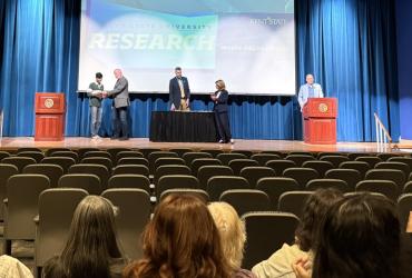 The award ceremony for the Summer Undergraduate Research Experience was held October 17, 2025