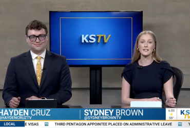 Kent State TV has won a regional emmy for student productions for this broadcast from April, 2025
