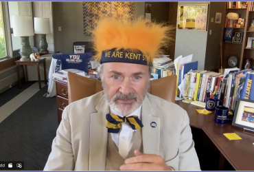 President Diacon signs off during Talking With Todd in October, 2025