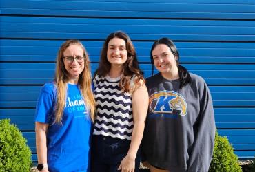 VA Work Study Misty Sommers, Jordan Jenkins, Liana Sanchez