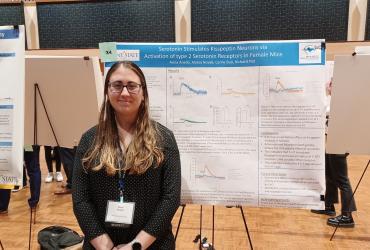 Anna presenting research