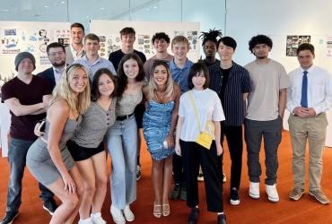 Maria in a group photo