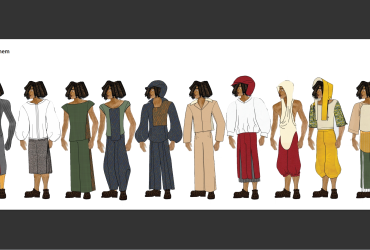 Designs by School of Fashion senior Ababa Lorde Designs by School of Fashion senior Ababa Lorde