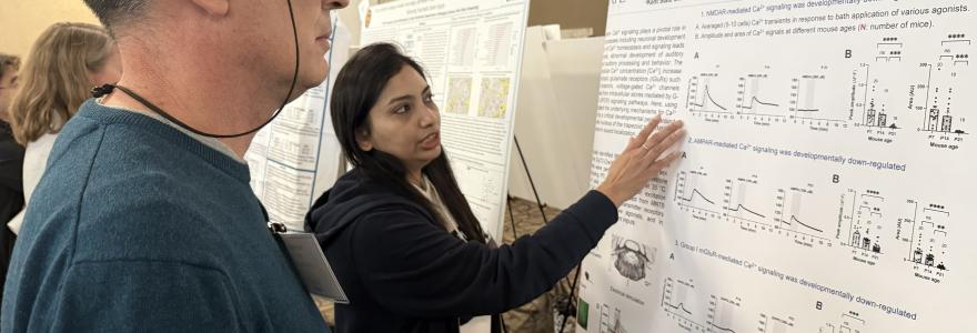 The poster session at the 2025 Brain Health Symposium