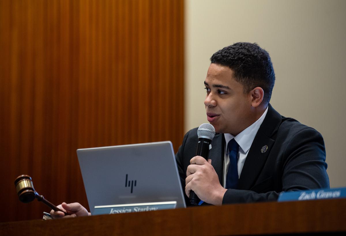 Ivory Kendrick is proud of his tenure as USG president.