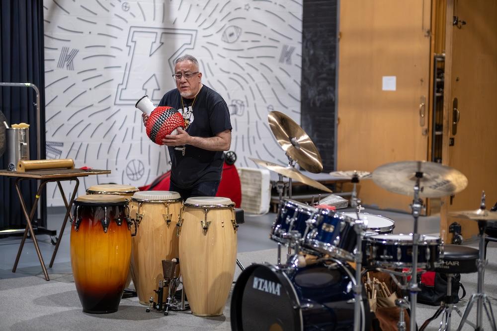 Bobby Sanabria lectures on latin rhythms