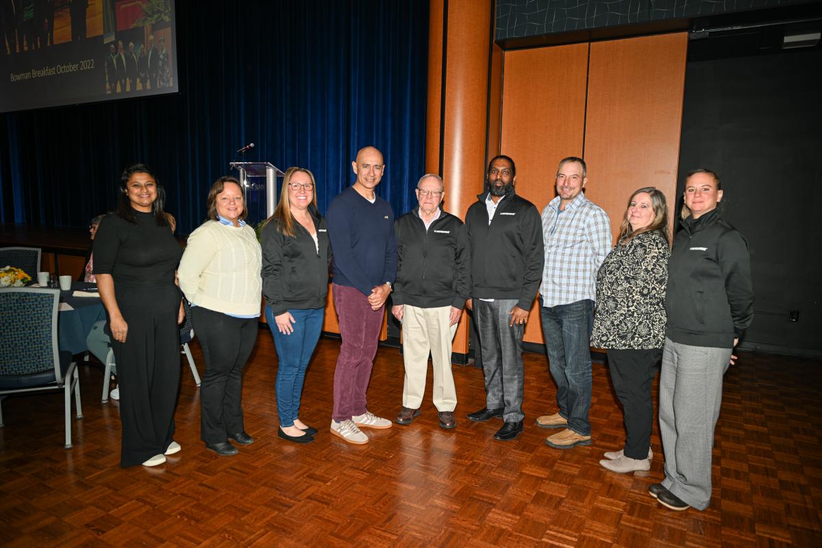 Asad Khan, Ph.D., CEO of Kent Displays, Inc., was the featured speaker at the 2025 Bowman Breakfast. Asad Khan, Ph.D., CEO of Kent Displays, Inc., was the featured speaker at the 2025 Bowman Breakfast.