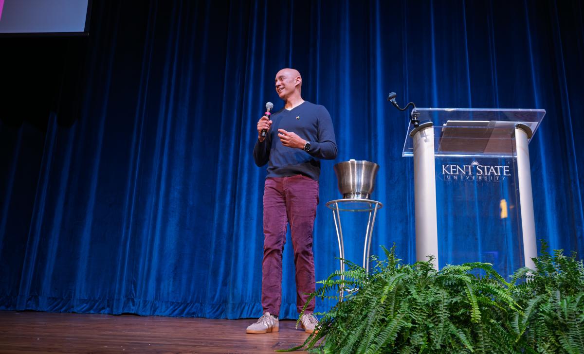 Asad Khan, Ph.D., CEO of Kent Displays, Inc., was the featured speaker at the 2025 Bowman Breakfast. Asad Khan, Ph.D., CEO of Kent Displays, Inc., was the featured speaker at the 2025 Bowman Breakfast.