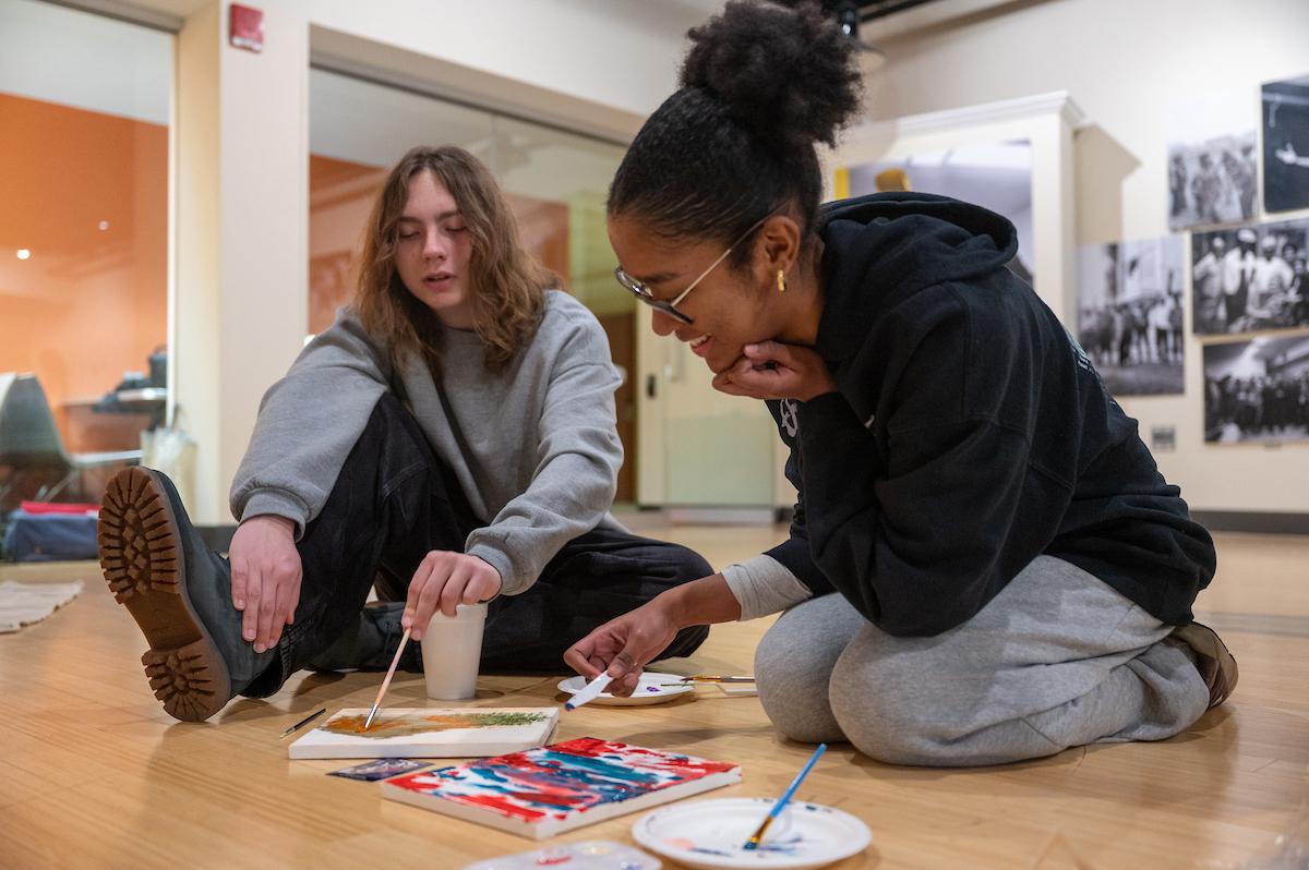 Bob Ross Paint Night.