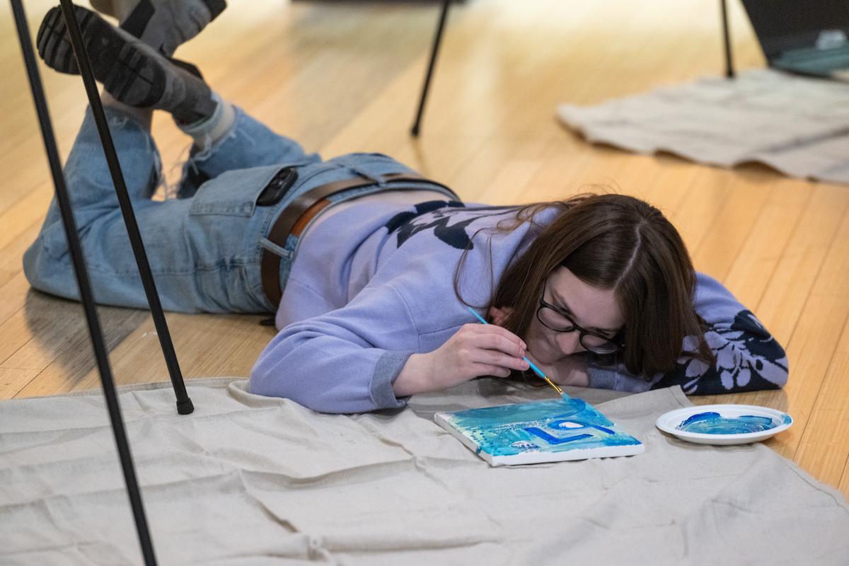 Bob Ross Paint Night.